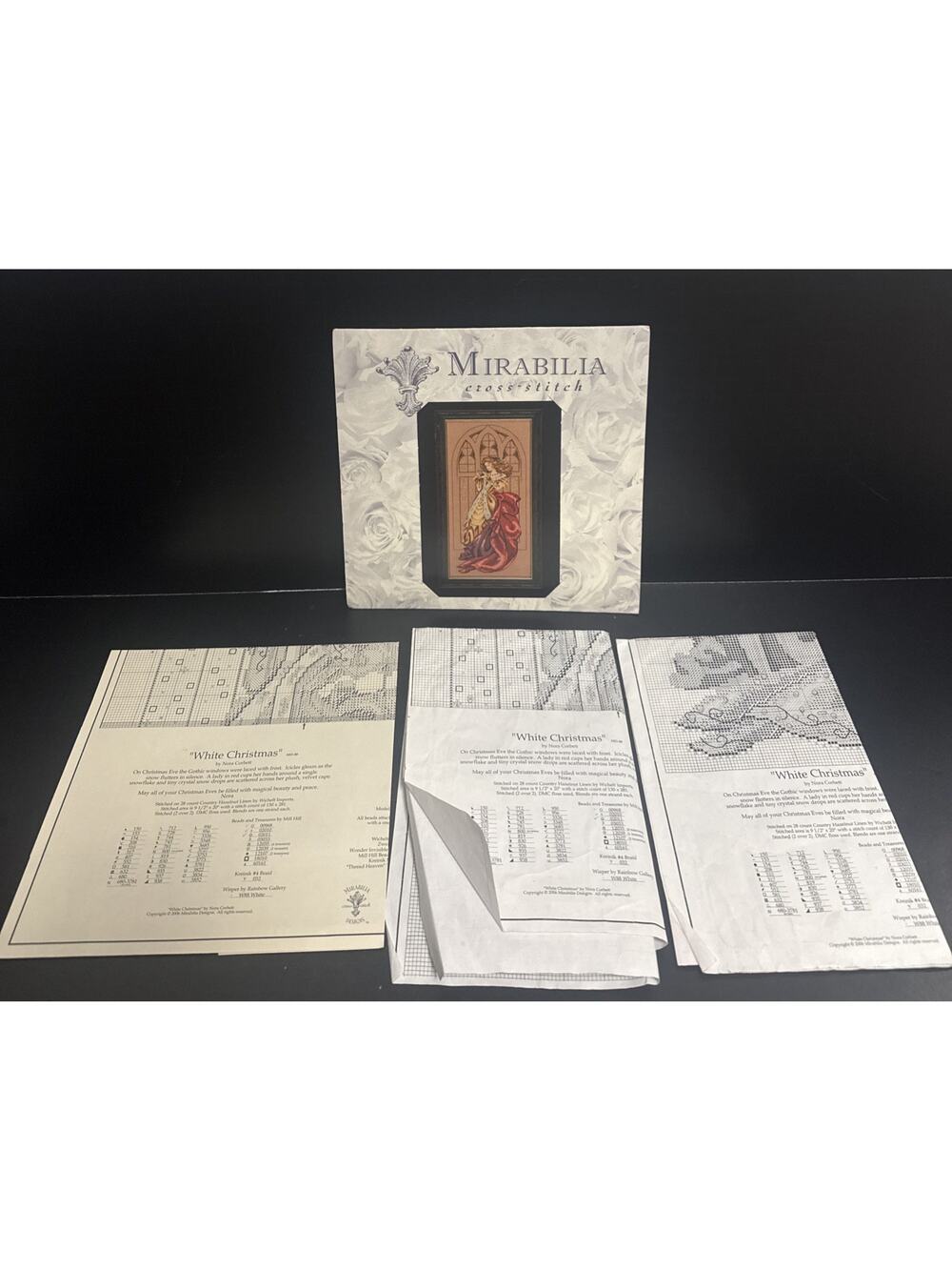 Mirabilia MD-90 White Christmas Nora Corbett Pattern Chart 2006